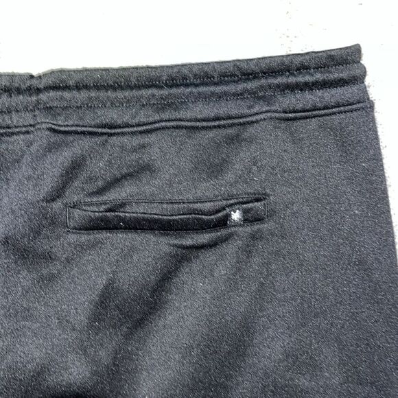 Big Man Black ZOO YORK Cuffed Track Sweat Jogger Fleece Urban Pants Sweatpants - Picture 5 of 6